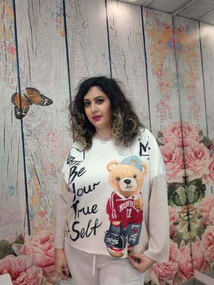 Sudadera osito Talla única (40 @44)