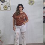 Pantalon encaje